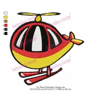 Toy Plane Embroidery Design